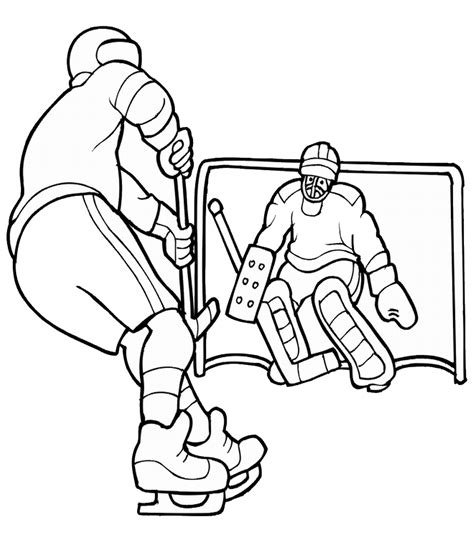 hockey coloring pages sports coloring pages hockey kids coloring pages