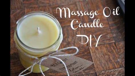 massage oil candle valentines diy emma will youtube