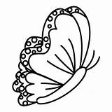 Mariposa sketch template