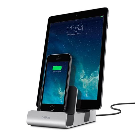 belkin dual lightning charging dock mfi approved  iphone ipad touch black amazoncouk