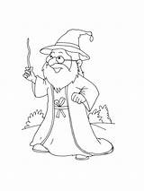 Magician Coloring Pages Kids Printable Bright Colors Favorite Choose Color sketch template