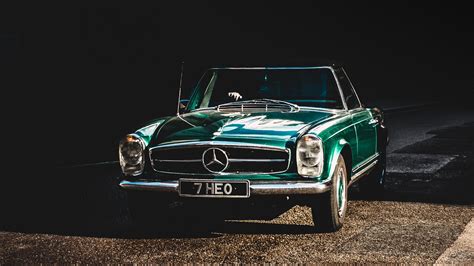Download 2560x1440 Wallpaper Retro Classic Mercedes Benz Car Dual