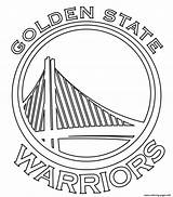 Warriors Golden Coloring State Logo Pages Nba Printable Teams Print Popular sketch template