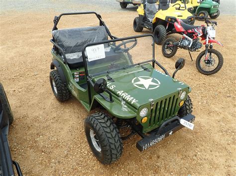 gas powered jeep themed  cart