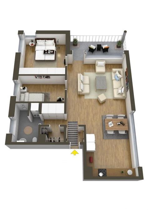 bedroom home floor plans small house  apartments house plan  loft