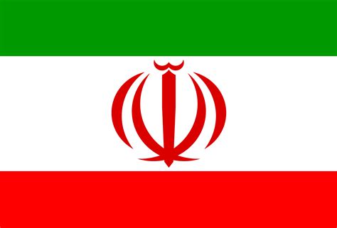 iran flag template