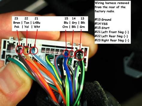 ford radio wiring harness connectors