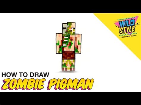 draw zombie pigman youtube