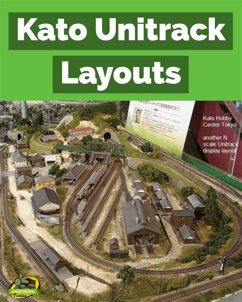 kato unitrack  scale layouts james model trains