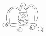 Rabbit Coloring Angry Coloringcrew sketch template