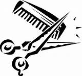 Haircut Clip Clipart Hair Cutting Cliparts Library sketch template