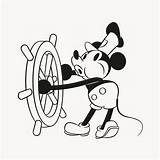 Willie Steamboat Disney Mickey Mouse Clip Tattoo Walt Coloring Pages Old Cartoon Wall Earlymoments Ixxi Drawing Minnie Drawings Vintage Life sketch template