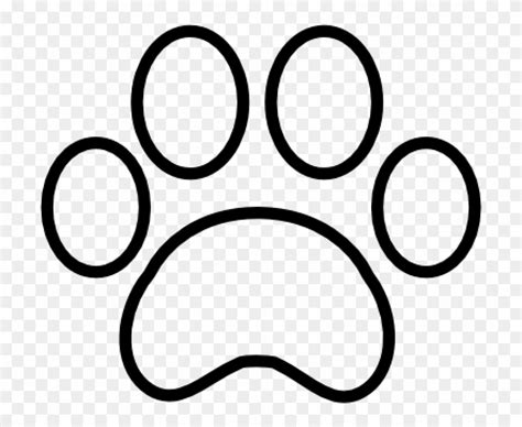 tiger paw outline clip art   cliparts  images