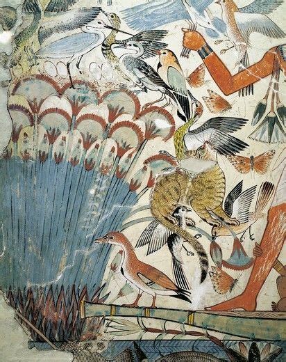 Fresco With Hunting Scene From Tomb Of Nebamun At Thebes