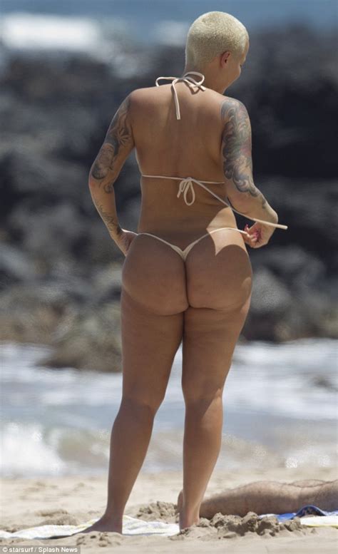 Amber Rose Non Photoshop Photos From Beach Bso Part 2