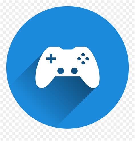 blue gaming controller logo clipart  pinclipart