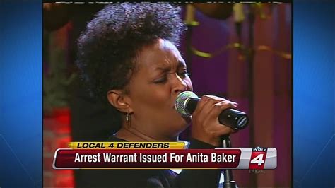 arrest warrant issued for singer anita baker