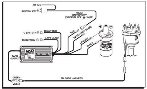 msd  wire distributor wiring diagram