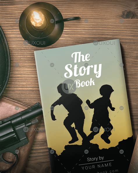 kids story book cover vector design template uxoui
