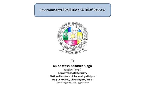 environmental pollution   review