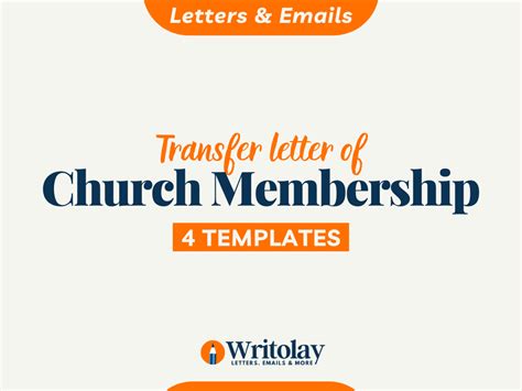 church membership transfer letter  templates  writolay