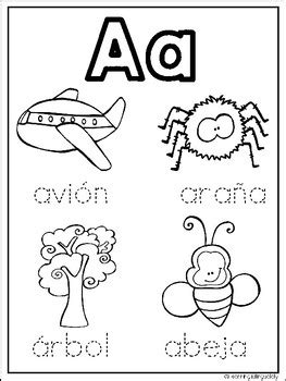 spanish word coloring sheets coloring pages