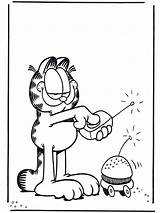 Garfield Colorare Malvorlagen Anzeige Advertentie Ogłoszenie Pubblicità Publicidade sketch template