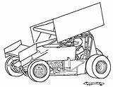 Sprint Car Drawing Coloring Pages Stock Dirt Race Outline Model Late Cars Racing Speedway Sprintcar Drag Midsouthracing Template Printable Colouring sketch template