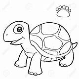 Turtle Coloring Print Paw Pages Cartoon Shell Tortoise Vector Drawing Dog Color Getdrawings Exclusive Getcolorings Template Printable Colorings Kids sketch template