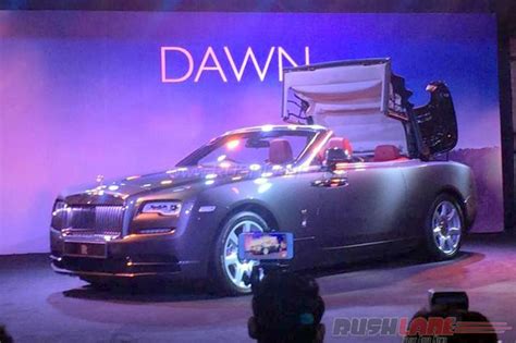 whats  launch price  rolls royce dawn  india