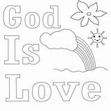 God Coloring Pages Printable Colouring School Kids Bible Preschool Sheet Sunday Sheets Valentine Freecoloring Show Template Crafts Kid John Everyone sketch template