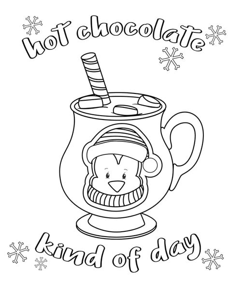 hot cocoa coloring pages tristoncatriona