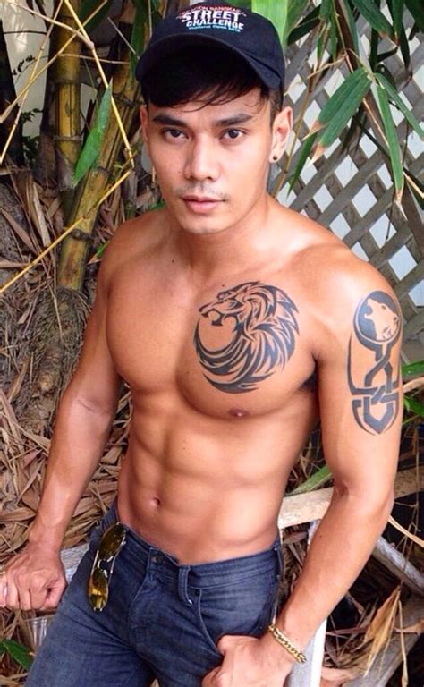 Hunk With Tattoos Asian Men Male Models Asian