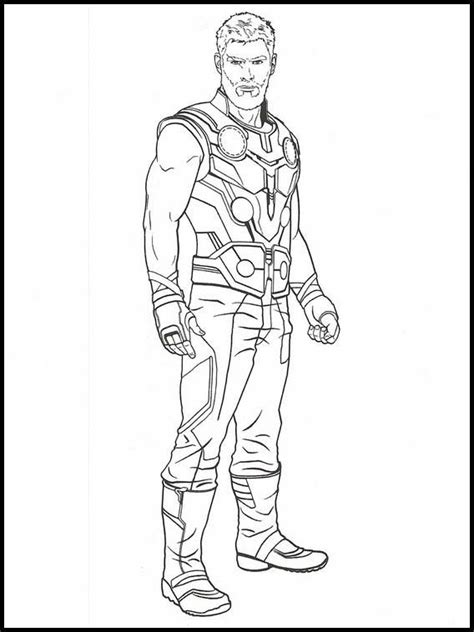 avengers endgame poster coloring pages