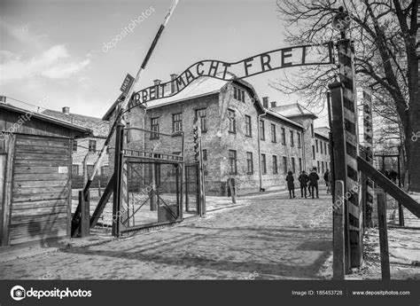 Main Entrance Gate Auschwitz Concentration Camp Biggest