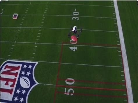 nfl introduces football dropping drones  pro bowl promo event
