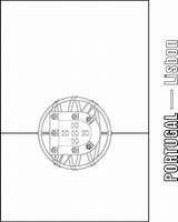 Portugal Flag Coloring Pages Designlooter sketch template