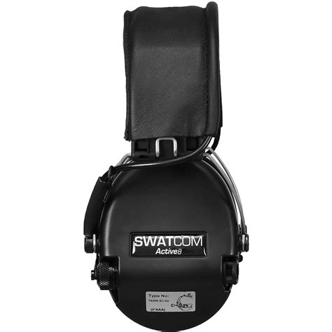 swatcom scta  xg  active waterproof headset  black  headband earshot communications