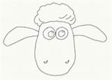 Shaun Sheep Schaf Malvorlagen Mouton Coloriages Herd Morningkids sketch template