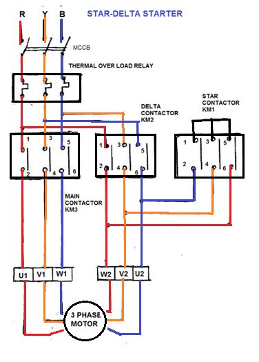 star delta starter electrical circuit diagram circuit diagram home electrical wiring