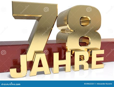 golden digit seventy    word   year translated stock illustration