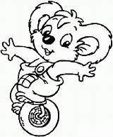 Blinky Bill Coloring Pages Cute Printable Divyajanani sketch template