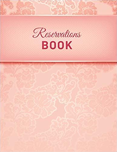 reservations book reservation daily reserve log book  restaurant    day guest