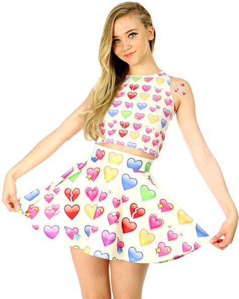 celebrities stars babes by the emoji skater skirt by zmut is an adult