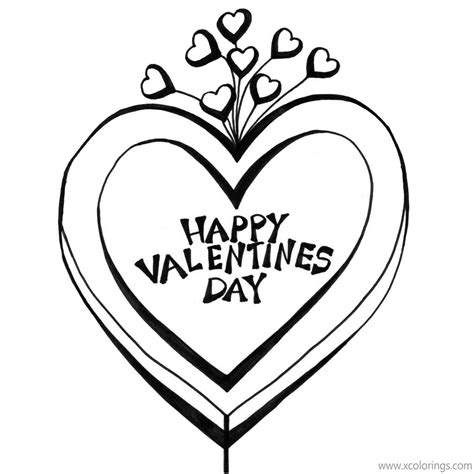 valentines day heart coloring pages kids doddles xcoloringscom