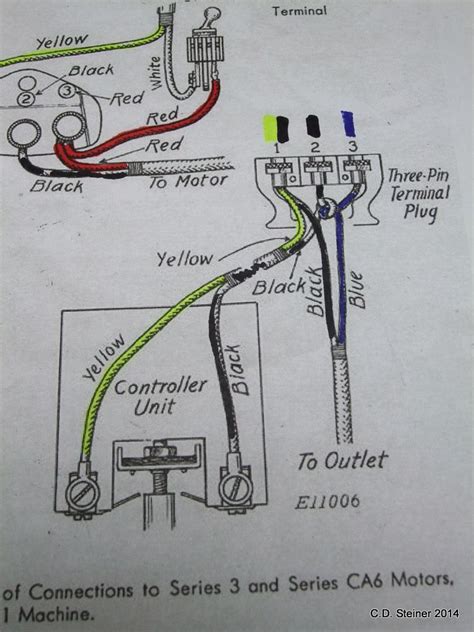 sewing machine foot pedal circuit diagram