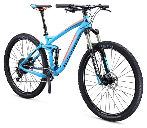 mongoose salvo sport  mens full suspension mountain bike blue small walmartcom