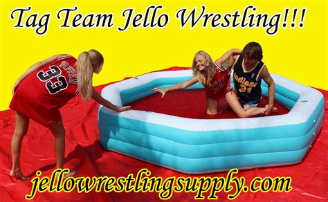Tag Team Jello Wrestling Rules Hilarious Fun Chicago Bulls V Indiana
