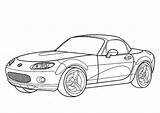 Mazda Mx5 Samochodzik Kolorowanka Voiture Kolorowanki Sportowa Samochody Vehicule Rx Druku Auta Voitures Simpel Arouisse Sportowe Drukowania Dla Wydruku Samochód sketch template