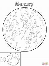 Coloring Mercury Planet Pages System Solar Printable Color Drawing Planets Planeta Supercoloring Sun Mercurio Para Colorear Crafts Kids Moon Jupiter sketch template